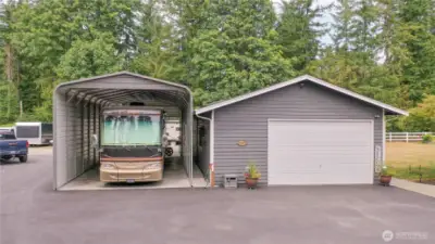 Parking for 11 + RV hookup/dump