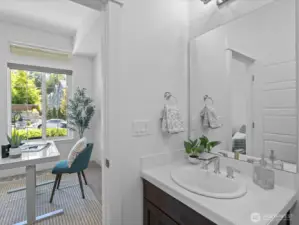 Complete with ensuite  bath with walk-in shower!