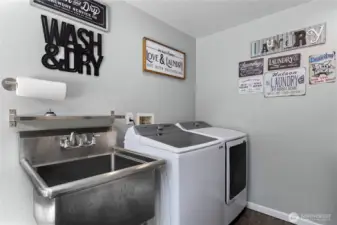 Laundry Room with huge sink