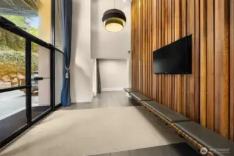 The Continental’s lobby blends style and security with its elegant mid-century character.