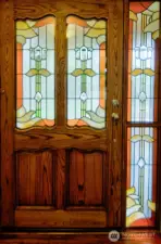 Beautiful stainglass front door