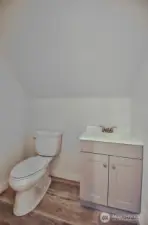 1/2 bath in bonus room