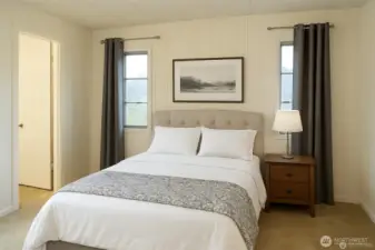 Main Bedroom Virtually staged