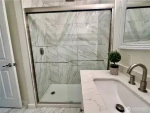 Beautiful Walk-In Shower.