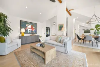 Open-concept spaces that allow natural light to transfuse effortlessly throughout the home.