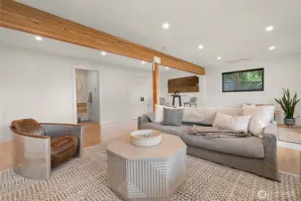 There’s also a dedicated gear room that comes complete with a second washer and dryer, making it the ultimate spot for staying organized while keeping life’s essentials within easy reach.