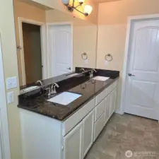 Double Sink Master Bathroom