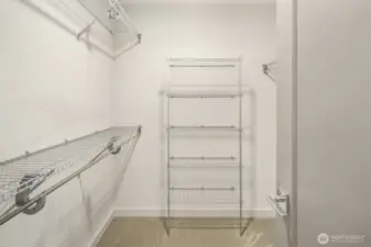 A closet made for more than storage—think curated wardrobe, tidy shelves, and stress-free mornings.