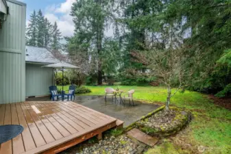 Trex deck plus patio