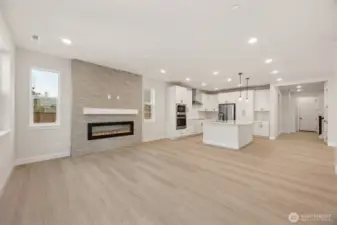 Great Room Looking back at Kitchen