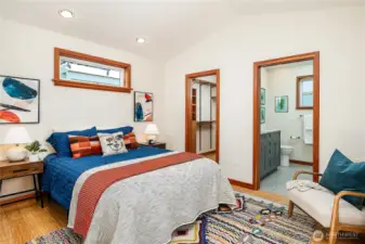 Large primary suite.