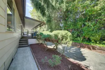 Room to garden in the back!