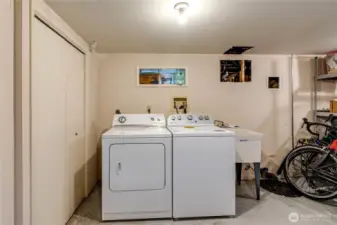 Basement Laundry for Upstairs Unit (A)