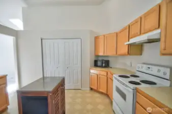 Large pantry.