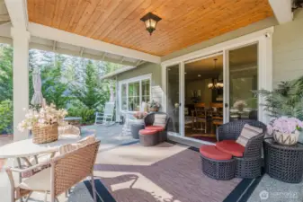 Another view of covered patio