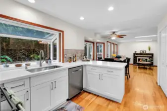 New Kitchen with Garden Window