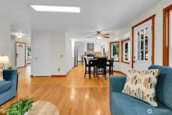 Family Room looking at Kitchen