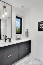 3/4 bathroom of upper level ensuite bedroom