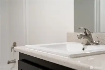 Hall bathroom sink