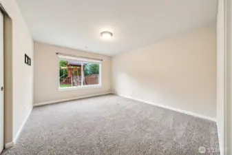 Basement bedroom
