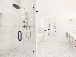 Master bedroom bathroom