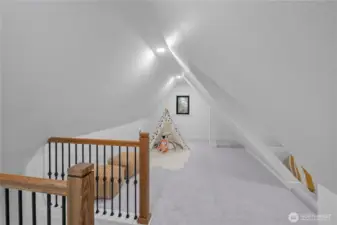 Another view of the finished attic...