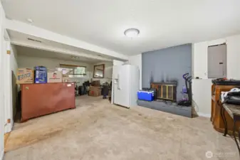 Another angle of the downstairs Recreation room!