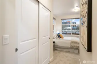 Plenty of closet space to store all of your favorite pieces.