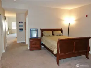 Entry and Open Bedroom....leading into the Kitchen and Living Room.