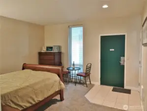 Entry and Open Bedroom.