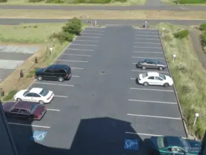 This is what the parking area looks like from the 5th floor.
