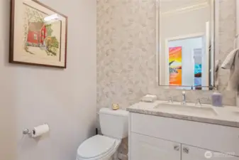 1/2 Bath on Main Floor