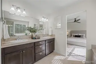 Primary Bathroom Double Sink Vanity