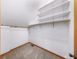 Closet off primary