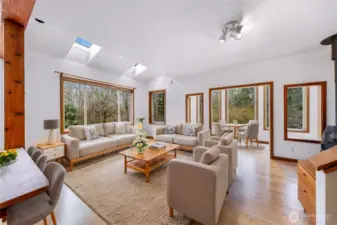 Virtually Staged - main house living room