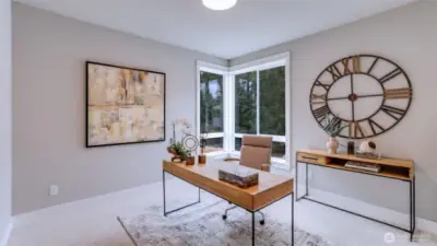 Desirable 2nd Den, located on the Upper Floor, means you won't have to share your office! (Model Home photo)