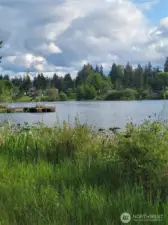 350' of waterfront footage on Lake Dolloff.