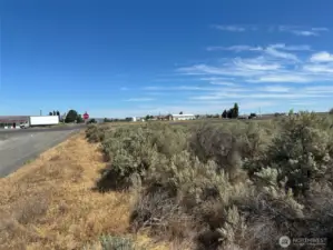 Prime commercial space. Flat, and highly visible from HWY 2