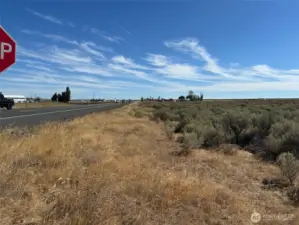 Great visibility on Highway 2