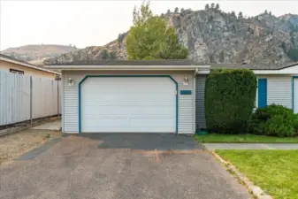 Large attached garage