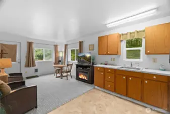 fully finished office in shop