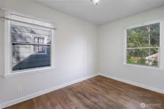 Main floor small bedroom or office/den.