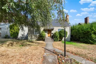 Front of home.