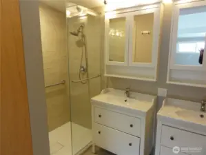 Primary bathroom off bedroom.