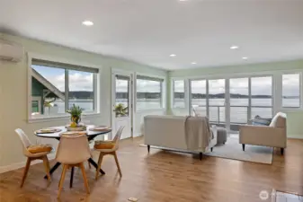 Surrounded by light and beauty.