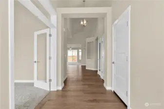 Entry way is welcoming with broad space. Photo for illustration only, not actual