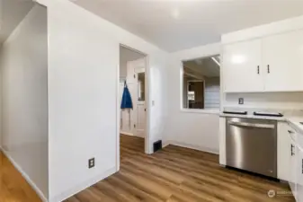 Kitchen and mudroom