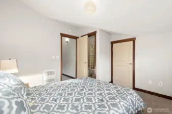Small walk-in closet