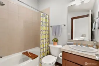 2nd bedroom has a full bathroom