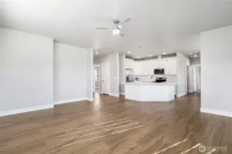 Alcove for television